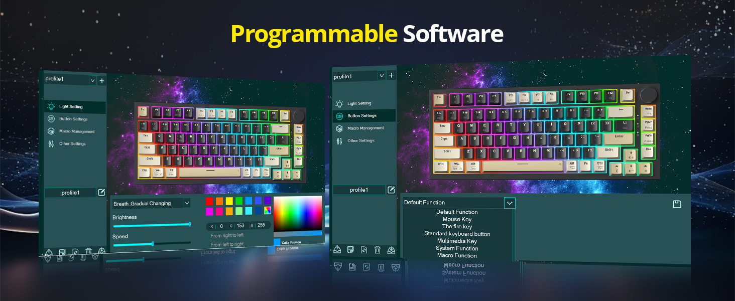 wireless mechanical keyboard
