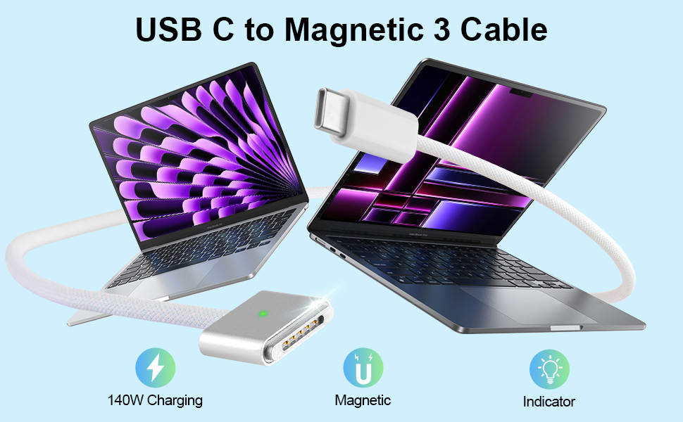 USB-C to Magnetic 3 Cable