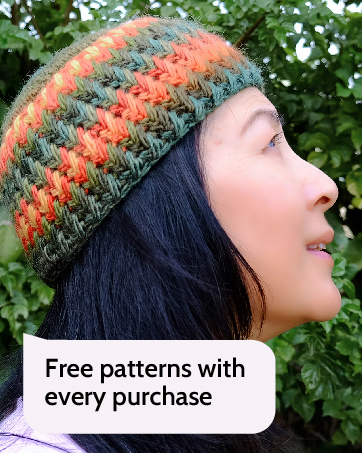 woman wearing a knit beanie