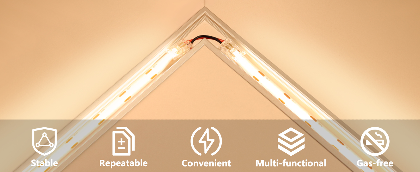 8mm led strip connectors