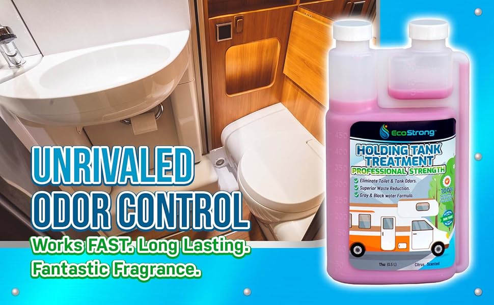 Eco Strong RV Toilet Treatment Black Holding Tank