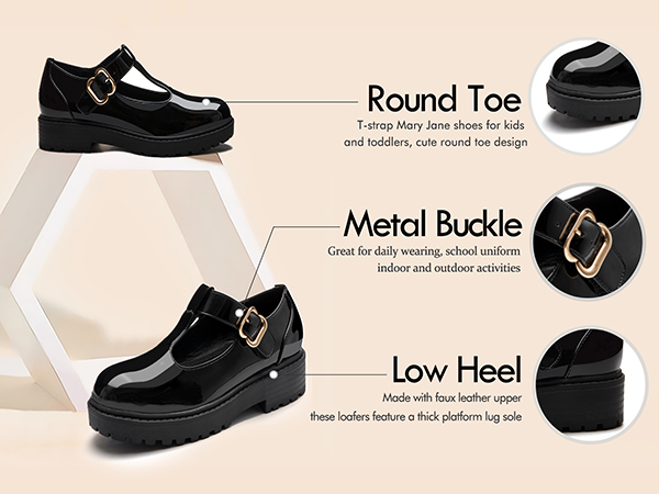 girl's school uniform shoes