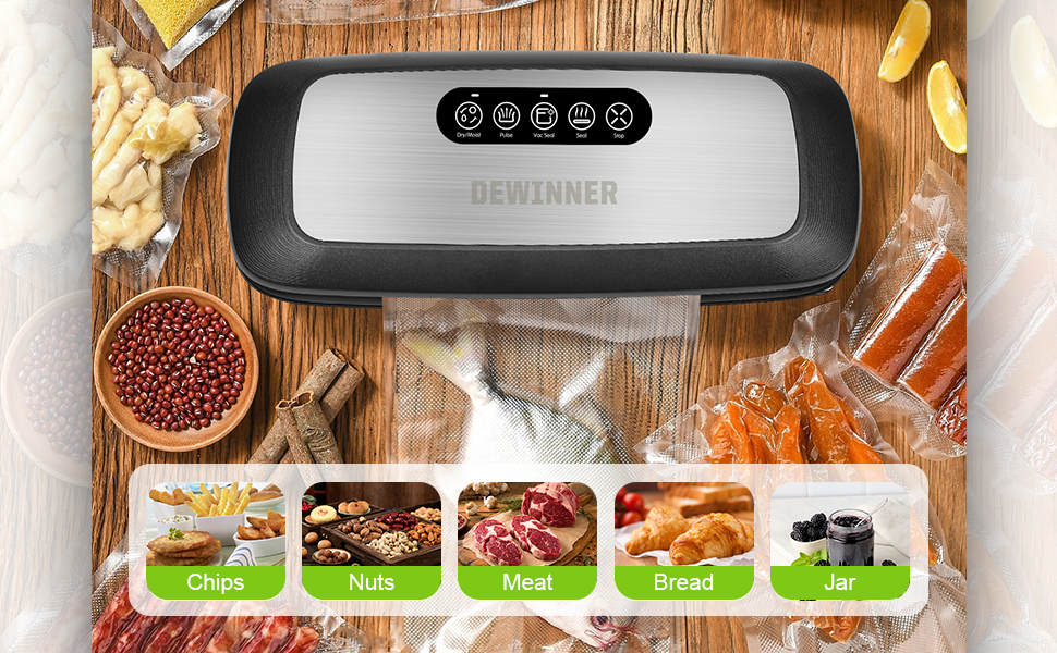 DEWINNER Vacuum Sealer Automatic food preserving