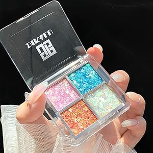 All glitter eyeshadow palette