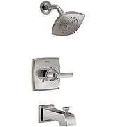 Delta T14464-SS Ashlyn Tub & Shower, Without Rough, Stainless