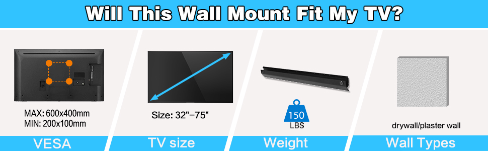 tv mount no drilling