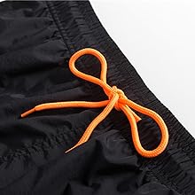 Adjustable Drawstring & Elastic Waist