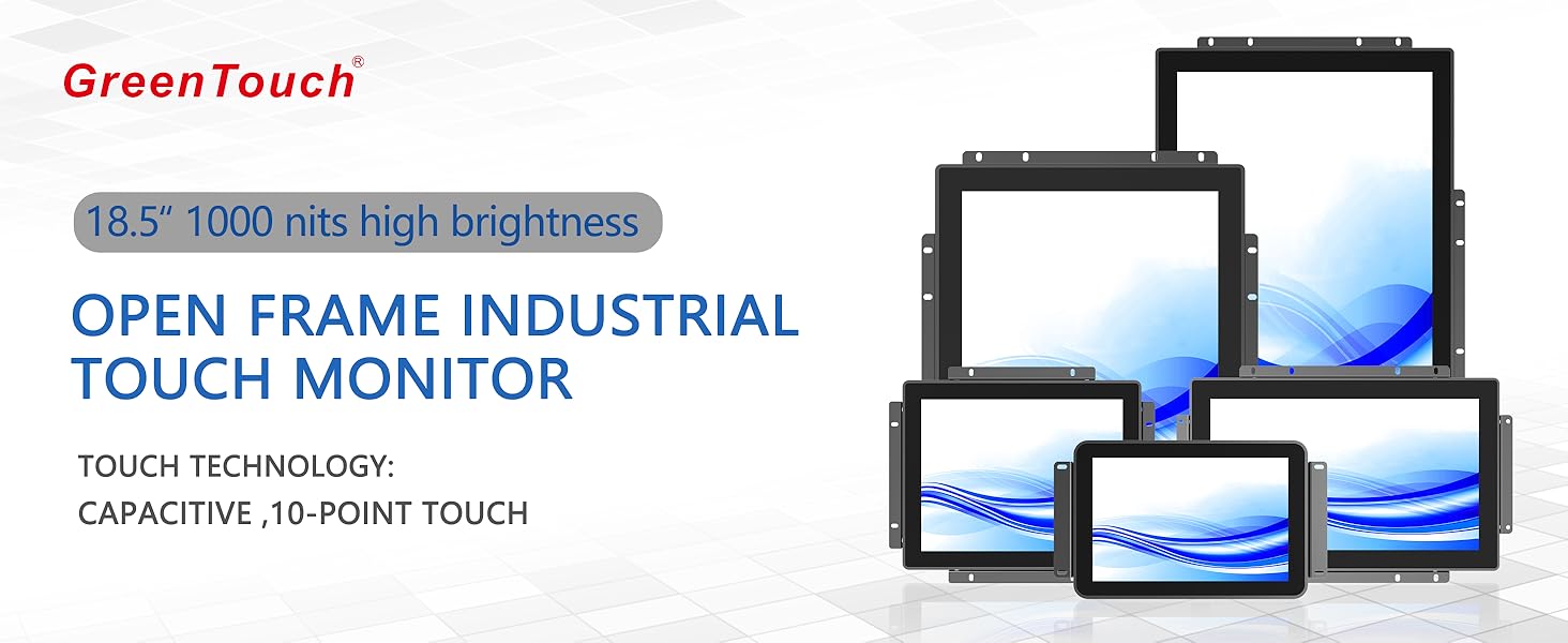 GreenTouch 1000 Nits High Brightness Industrial 18.5 Inch