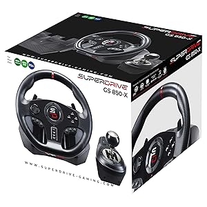 ハンドル、ステアリングコントローラー SUBSONIC GS850-X Racing wheel Superdrive GS850-x | Subsonic