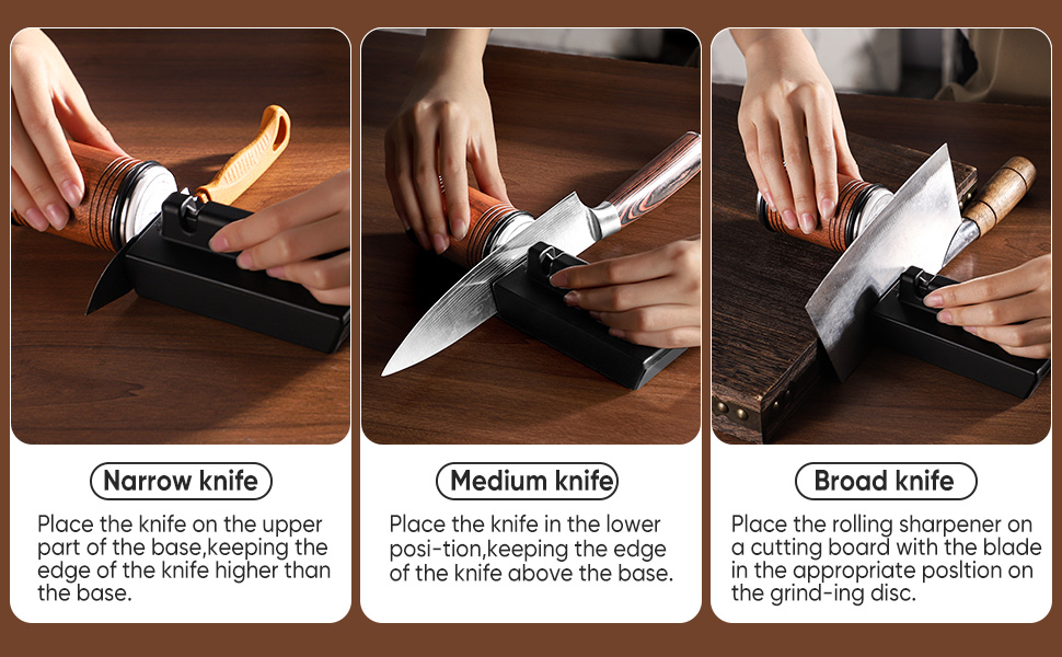 Rolling Knife Sharpener,Knife Sharpening System With