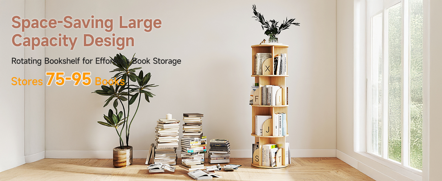 rotating bookshelf