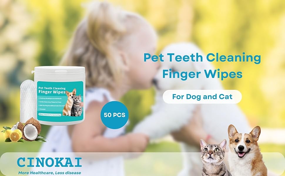 Dog Teeth Cleaning Wipes