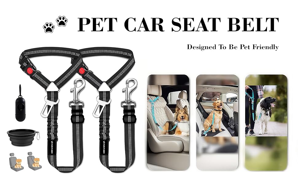 Pet-friendly car seat belts