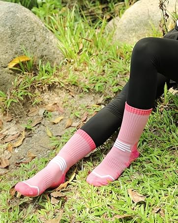 Womens Athletic Thick Cushioned Running Hiking Socks
