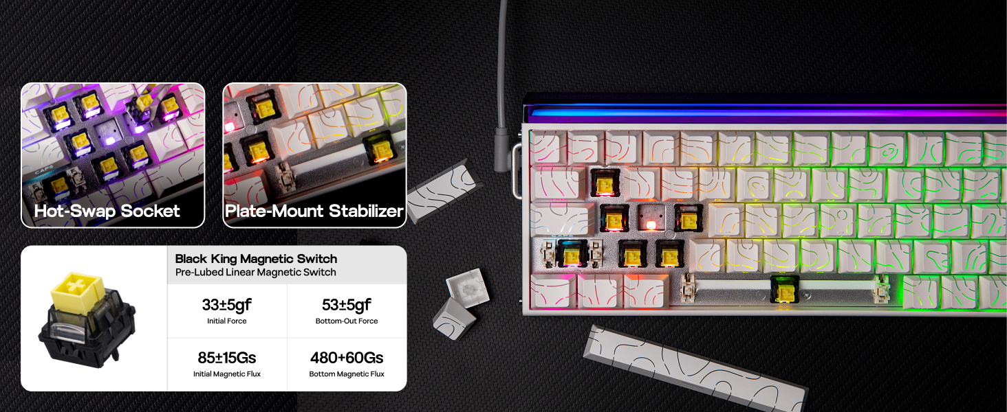 EPOMAKER Aula Hero68 HE Wired Magnetic