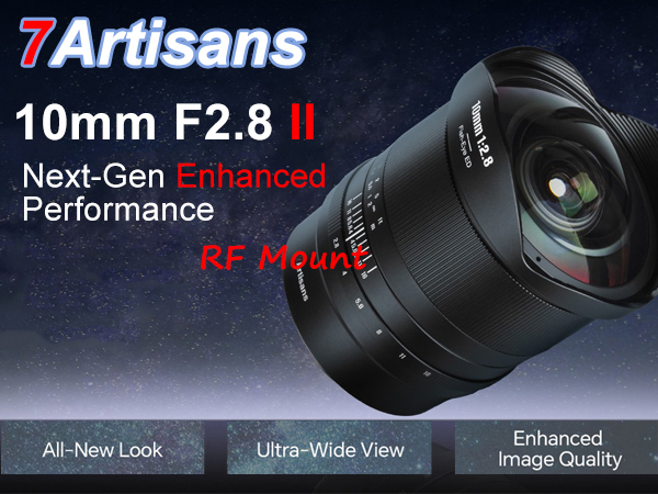 「RFマウントCanon用」7artisans 10mm F2.8 II 7Artisans 10mm f2.8 II Fisheye ED for Canon RF - Foto Erhardt