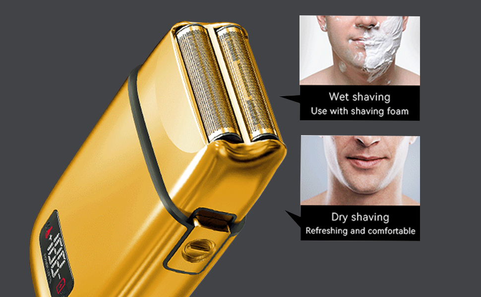 KEMEI TX3 Professional Electric Reciprocating Foil Shaver for Men