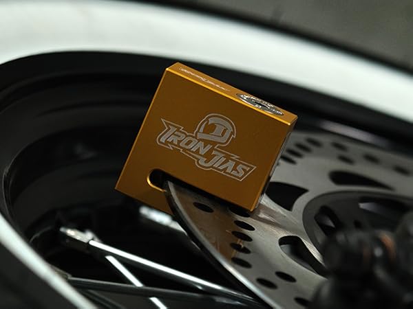 Disc Lock Motorcycle Disc Brake Lock Anti-Theft Waterproof Motorcycle Lock with Reminder Cable