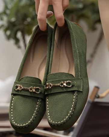 Leather Loafers Slip-Ons
