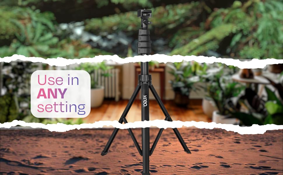 Buy Kreo 1.6m Stayble Tripod Stand for Mobile Phone Stand for Ring