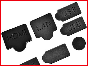 SPN-JGSP Dust Plug for PS5,9Pcs Dust Plug Kit for PS5/PS5 Slim Console