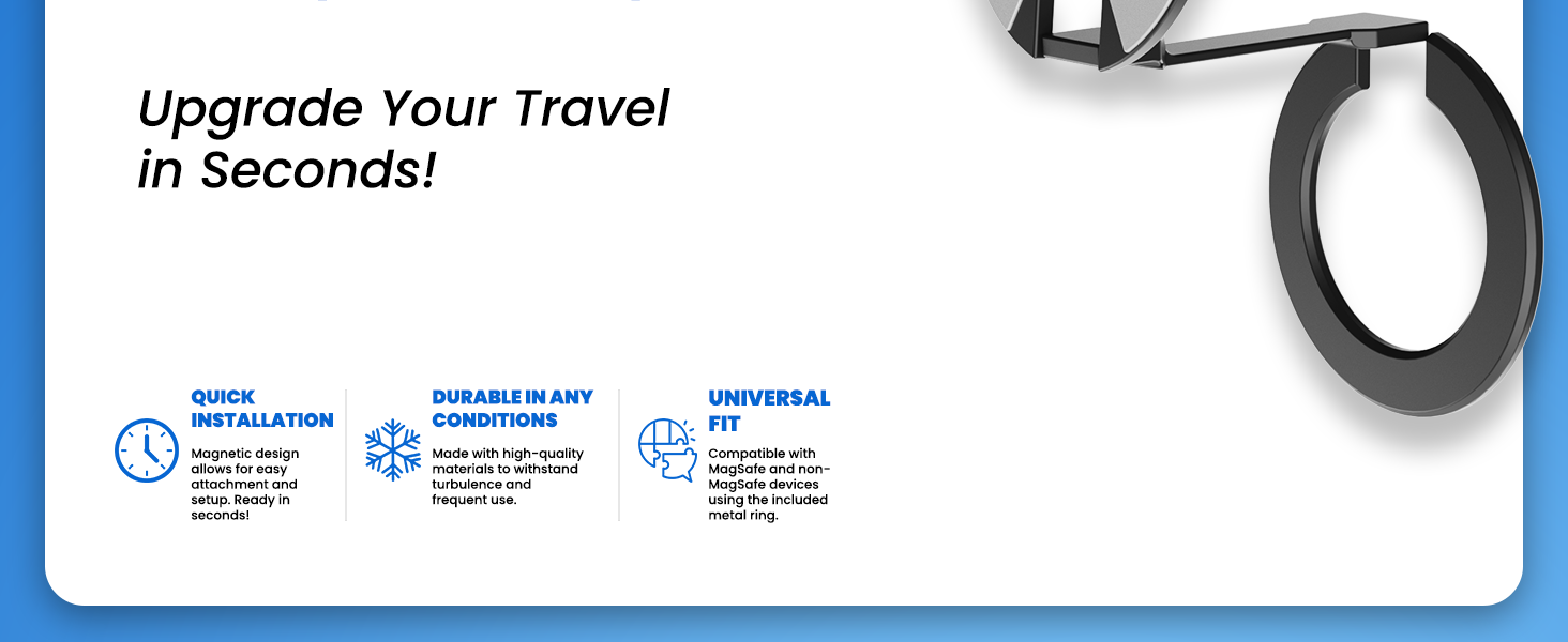 travel mount for airplane