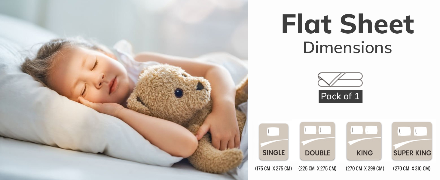 Imperial Rooms King Size Flat Sheet 100 Egyptian Cotton Bed Sheets 200