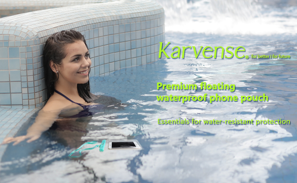 Waterproof phone case floating