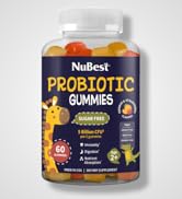 nubest tall gummies bon strength health immunity omega 3-6-9 probiotic