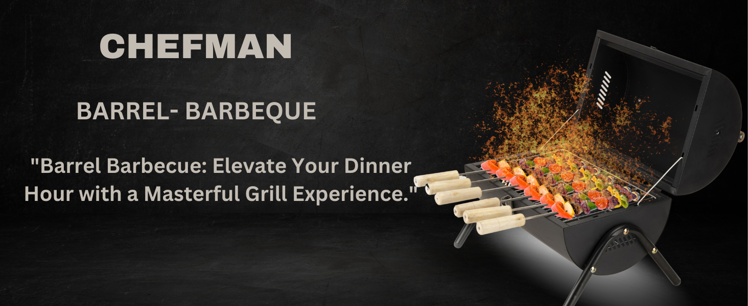 Chefman Barrel Barbeque Image