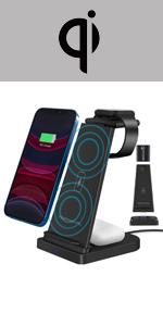 ワイヤレス充電器　Qi認証　3 in 1急速充電15W/10W/7.5W Amazon.co.jp: 【強化版】TEPNICAL ワイヤレス充電器 Qi認証 3