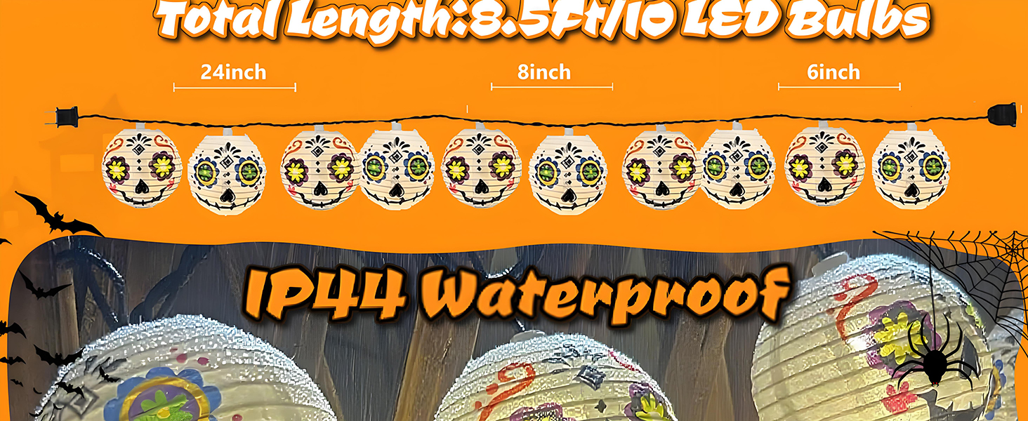 halloween led light string decorative lights