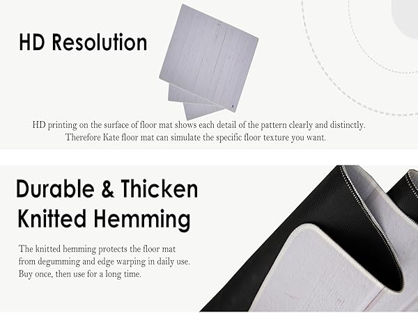 Amazon.com : Kate White Wood Texture Floor Mat Backdrop