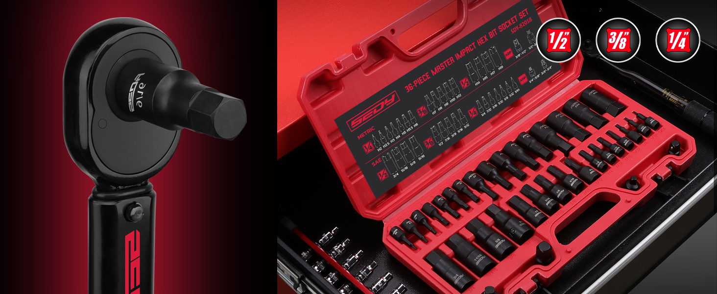 impact hex socket set