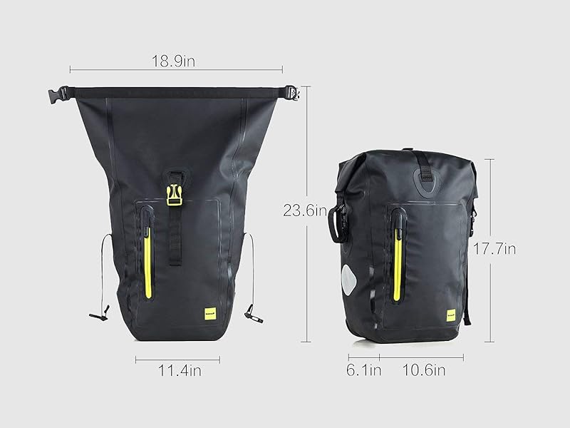 Amazon.co.jp: Rhinowalk 自転車 パニアバッグ リアバッグ