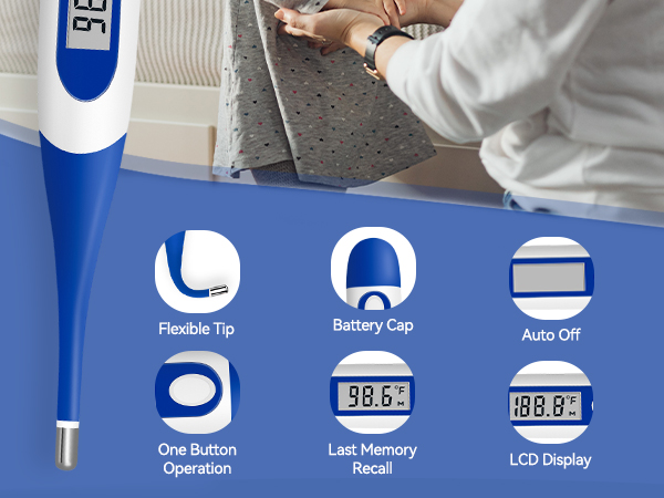 Safe Oral Thermometer for Adults