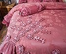 pink pearl floral comforter