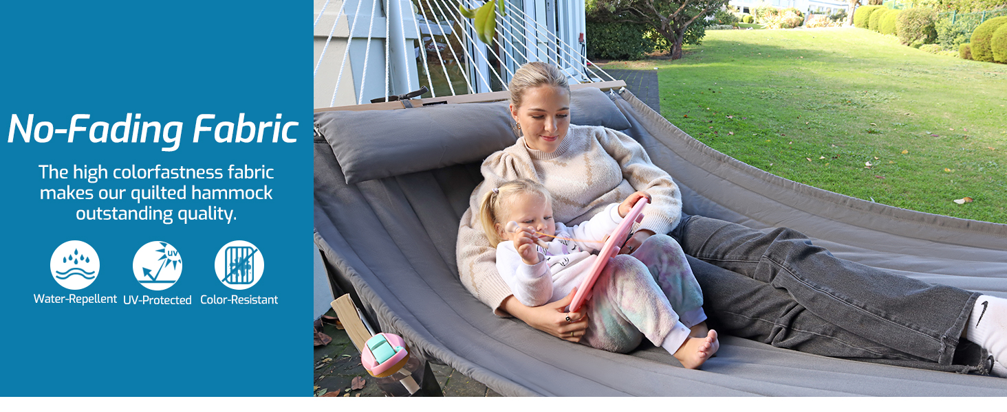 CHULIM Extra Large Quilted Hammock-2
