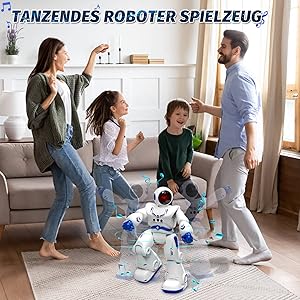 Robot robot per bambini, giocattolo a partire da 4 5 6 7 8 9 10 anni