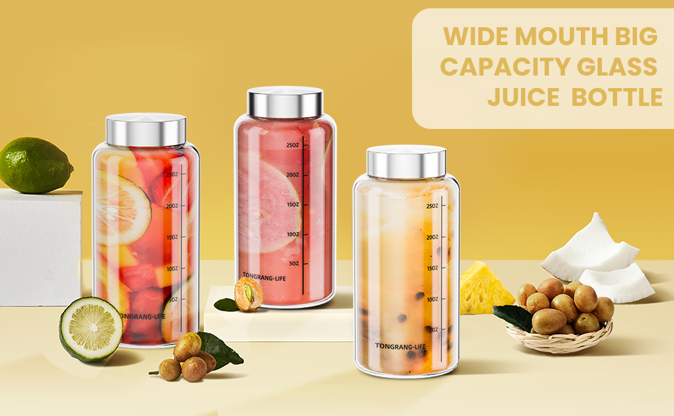 27Oz/800ml Glass Water Bottle