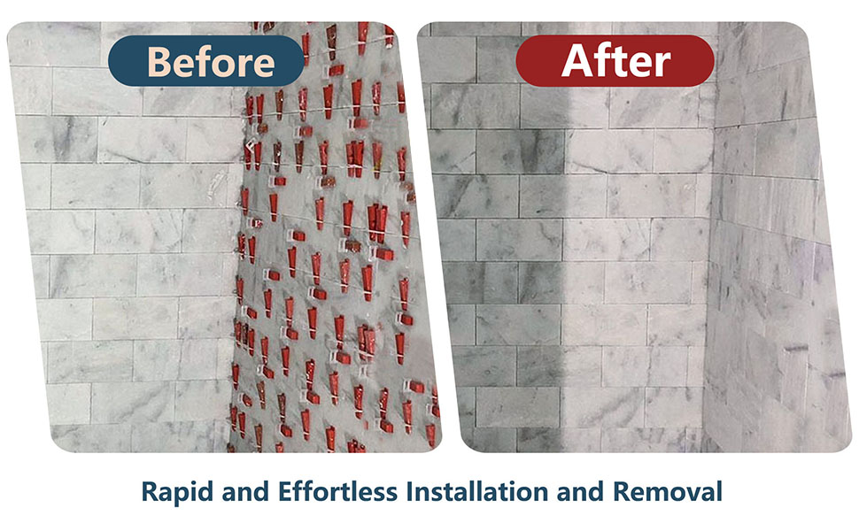 GELBEKUH 1800 PCS Tile Leveling System Spacers Tile Leveling Clips Kit