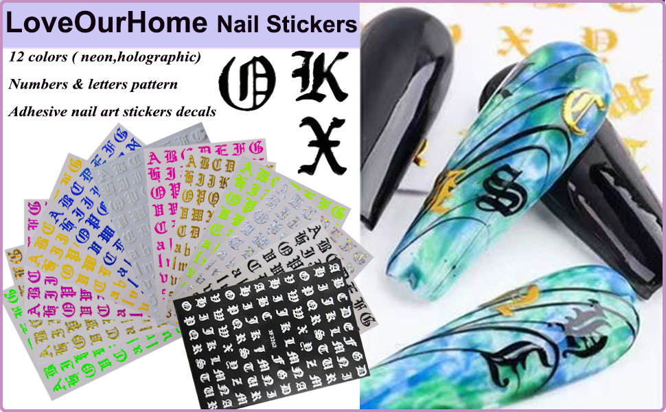 nail art stickers decals