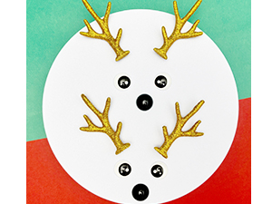 bling gold anlter charms