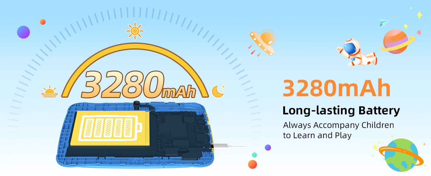 3280mAh Battery & Power-saving Mode