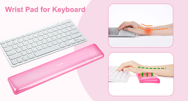 Ergonomic Mouse Pad and Keyboard Wrist Rest