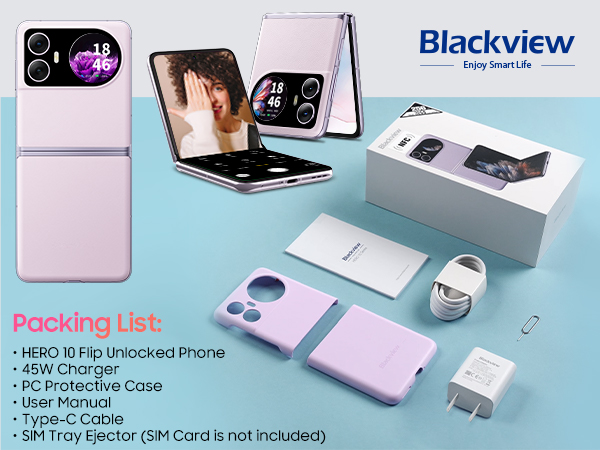 Amazon.com: Blackview Hero 10 Foldable Phone, 36GB+256GB Z
