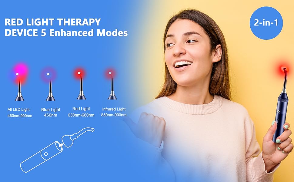 YooJooHee Red Light Therapy Cold Sores Treatment & Fever Blister, Canker Sore Mouth