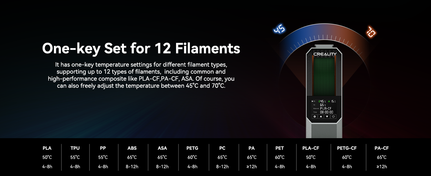 Space-Filament-Dryer