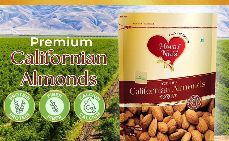 Harty Nuts Premium Californian Almonds SPN-MX9E8