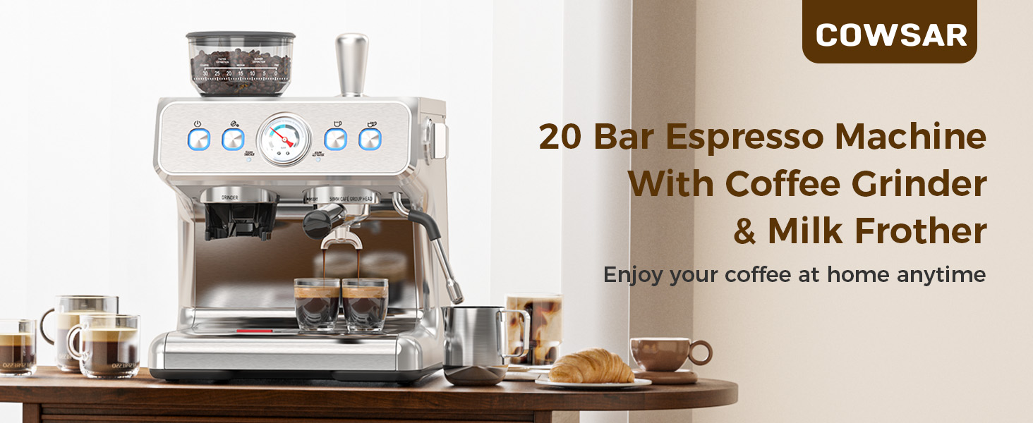 20 Bar Expresso Coffee Machines